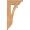 Ekena Millwork Imperial Traditional Smooth Bracket w/ Offset Brace, Western Red Cedar, 5 1/2"W x 14"D x 26"H BKT0604X14X26IMP01SWR - alternate 4
